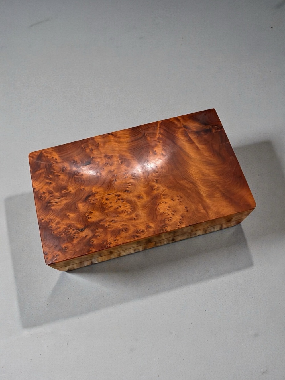 Thuya Wood Burl Moroccan Decorative Keepsake Jewelry Box
